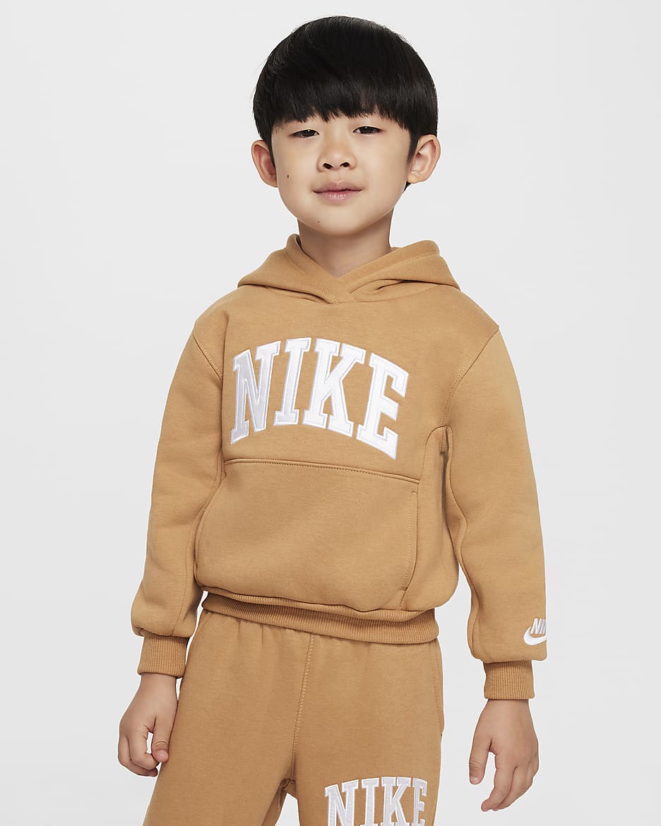 Nike Sportswear Club Toddler Applique Fleece Pullover Hoodie. Nike